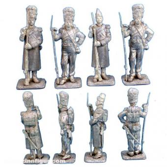 Old Guard Grenadiers in Campaign Dress Standing 