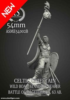 Celtic Chieftain with Standard - Battle of Magetobriga 61 BC 