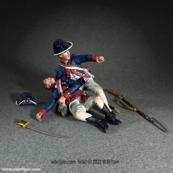 "Officer Down!" Legion of the United States Soldier Helping Wounded Officer, 1794 