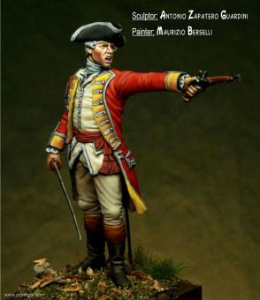 Officier britannique - 35e régiment - 18e siècle 