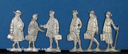 Spenkuch(B.Z.) : Voyageurs, figurines de chemin de fer, 1920 à 1940 