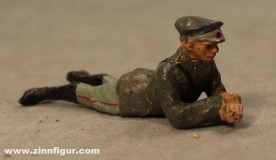 Elastolin : Soldat couché sur le ventre, 1919 à 1935 