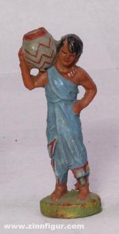 Elastolin : Enfant indien avec une cruche, 19e s. 