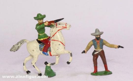 Zwei Trapper, Cowboys, Mexikaner 