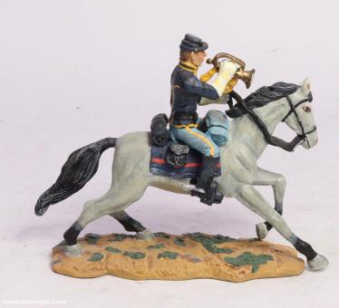 Britain : Trompettiste de la cavalerie américaine en charge, 1861 à 1865 