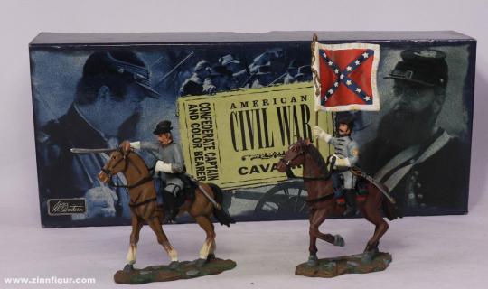 Confederate Captain & Colour Bearer 