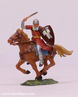 Normand à cheval avec une épée 