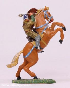 Normanne zu Pferd mit Streitkolben 