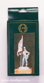 Porte-drapeau du 17e régiment d'infanterie de Caroline du Nord 