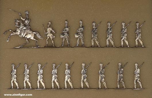 Rieche : Infanterie de la Garde en marche, 1871 à 1914 