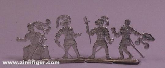 Divers fabricants : figurines de l'Ordre des Pancraves avec l'Urgrave Udo, vers 1380 