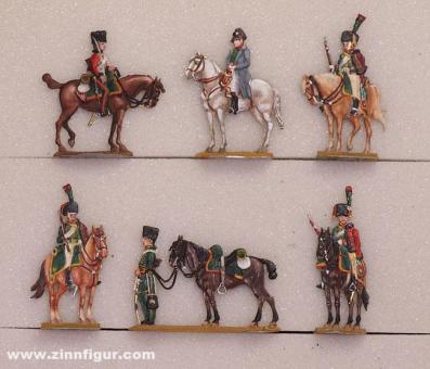 Napoleon with escort cavalry 