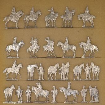 Différents fabricants : état-major prussien à cheval 1870, 1870 à 1871 
