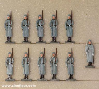 Rücker : Infanterie debout en manteau, 1935 à 1945 