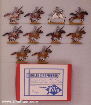 Schutruppe of German Weat Africa horsemen charging 