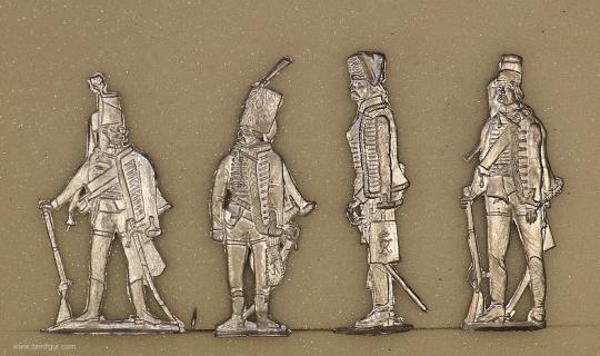 Différents fabricants : Hussards prussiens, 1712 à 1786 