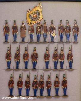 Diverse Hersteller : Honved Infanterie angetreten, 1871 bis 1914 