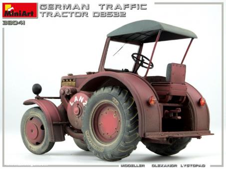 Berliner Zinnfiguren, Traktor D8532 Lanz Verkehrs-Bulldog