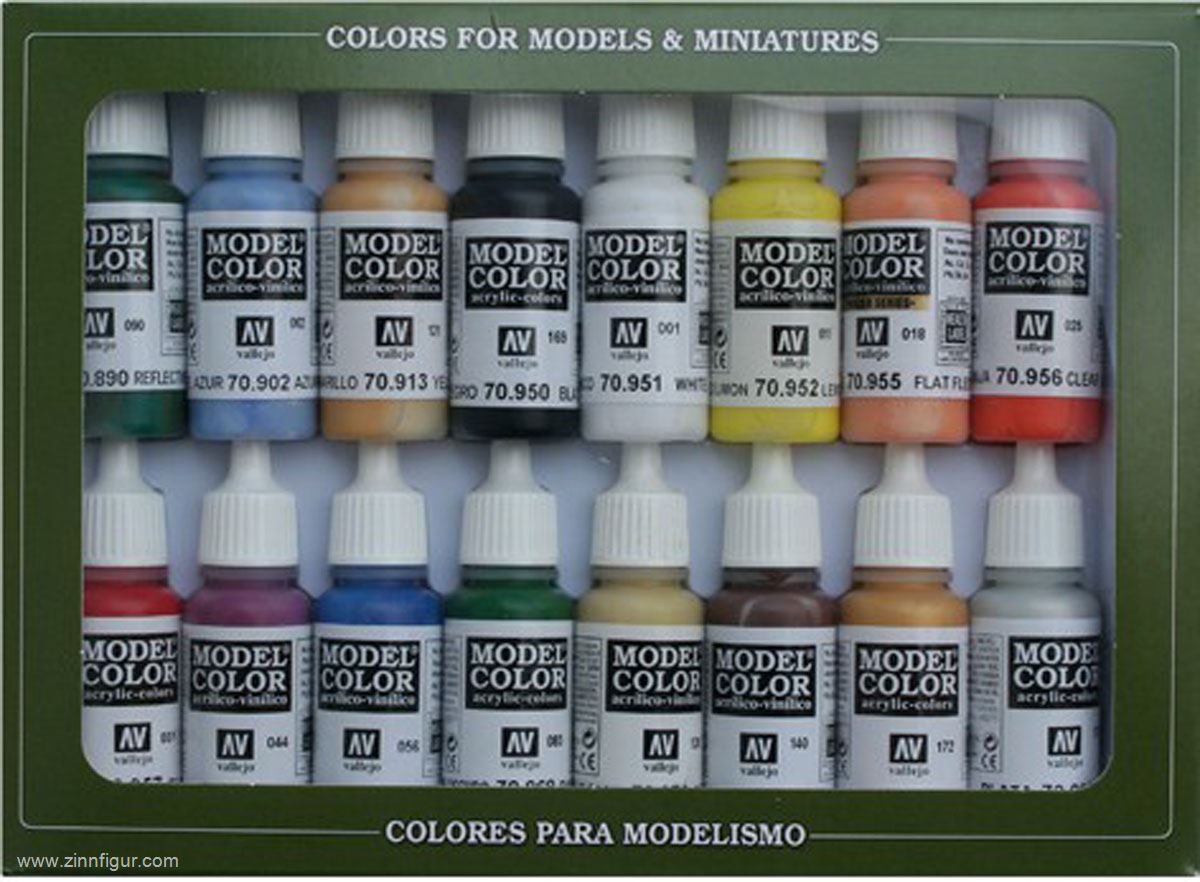 Berliner Zinnfiguren  Color chart Model Air (Vallejo) - Free