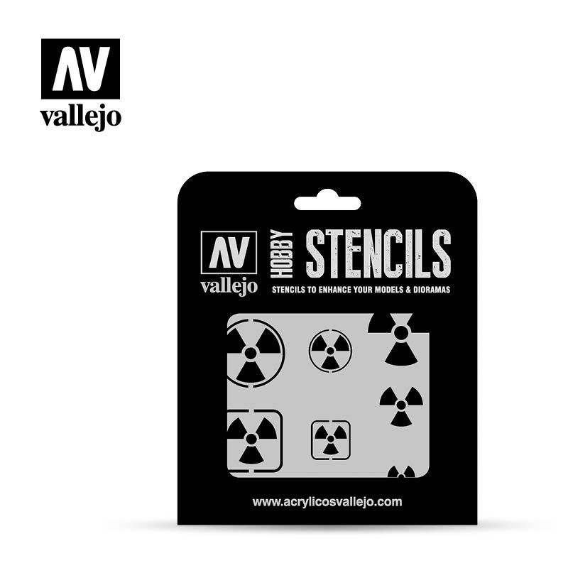 Vallejo Stencils - Pixelated Modern Camo