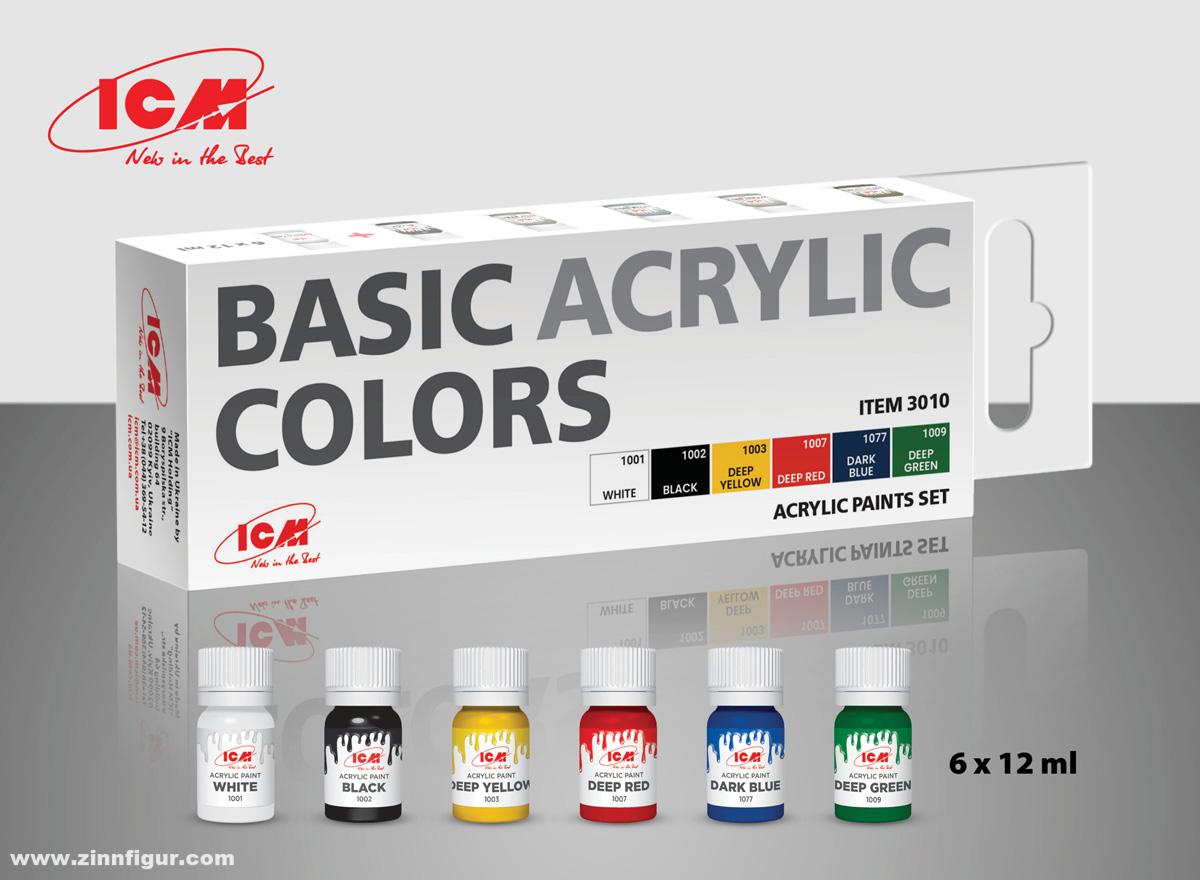 Couleurs primaires Set de couleurs acryliques
