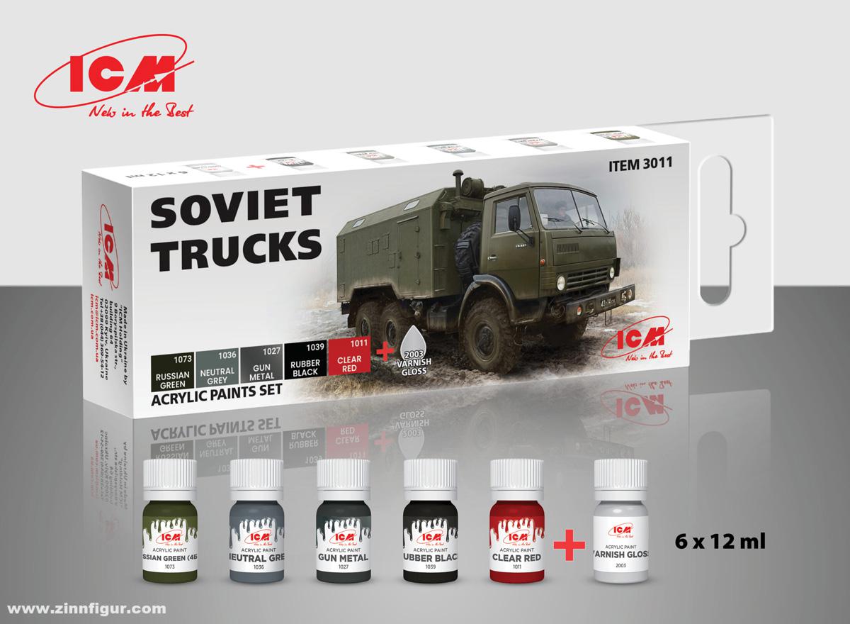 Kit de peinture acrylique pour camions soviétiques