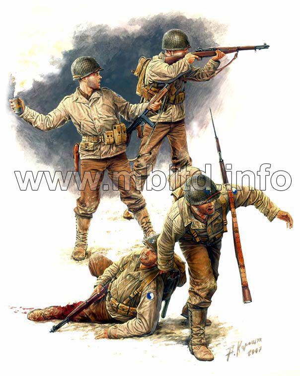 Infanterie Américaine, Recherche - MASTER BOX 35154 - 1/35