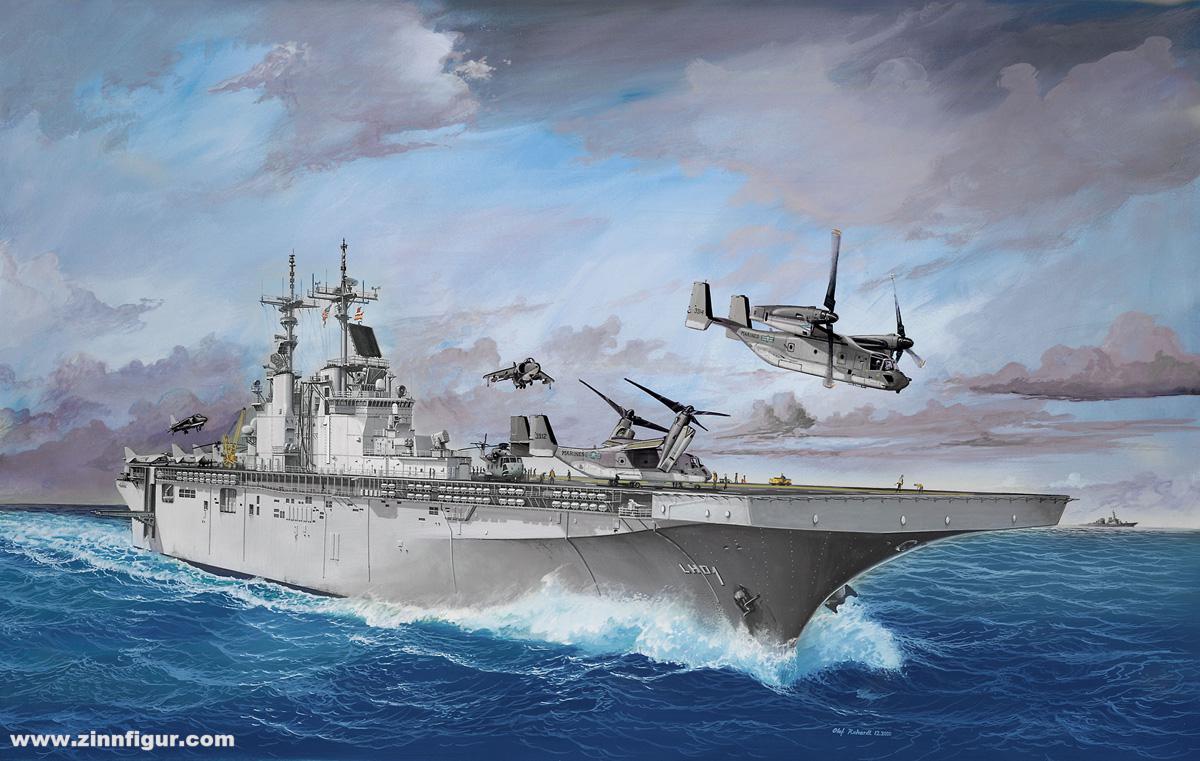 Maquette navire Wasp Class US Navy Revell : King Jouet, Maquettes &  Modelisme Revell - Jeux de construction